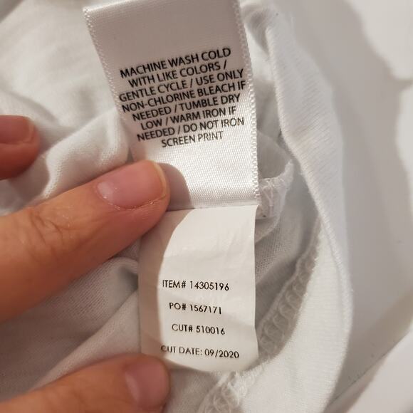 Torrid Social Distance Cactus Classic Fit 3/4 Sleeve White Top Womens Size L Tee - Picture 9 of 10